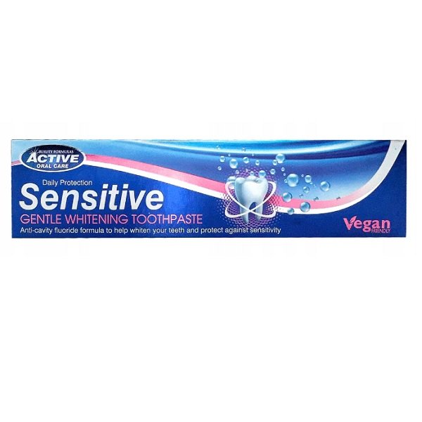 Beauty Formulas, Sensitive Gentle Whitening Toothpaste, отбеливающая зубная паста, 100 мл
Beauty Formulas, Sensitive Gentle Whitening Toothpaste, отбеливающая зубная паста, 100 мл