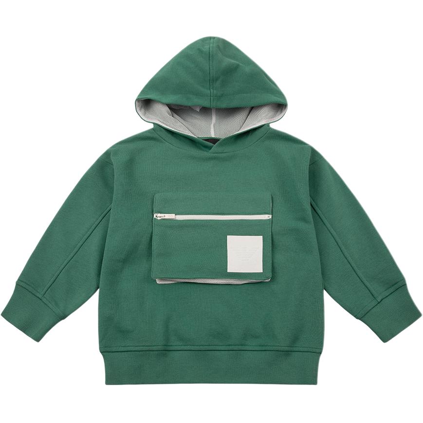 EMPORIO ARMANI Детская зеленая толстовка
EMPORIO ARMANI Детская зеленая толстовка