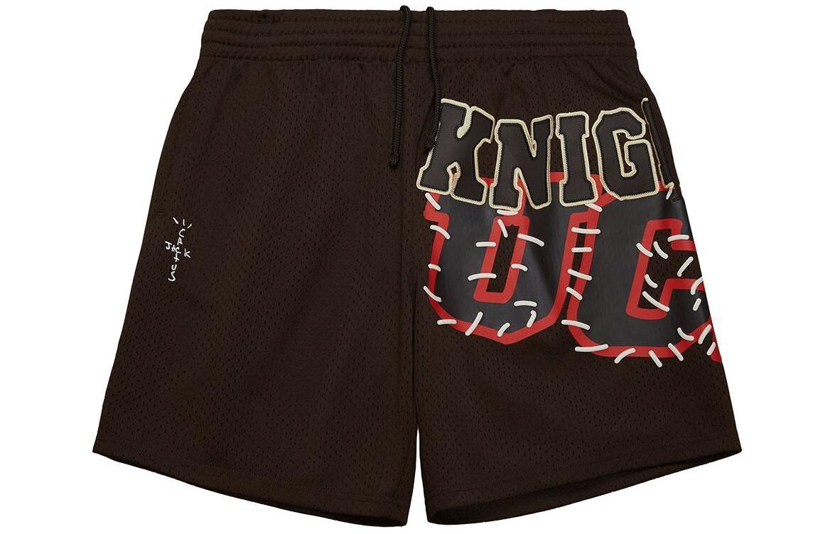 Mitchell & Ness X Спортивные шорты унисекс коричневые Travis Scott, коричневый 
Mitchell & Ness X Спортивные шорты унисекс коричневые Travis Scott, коричневый