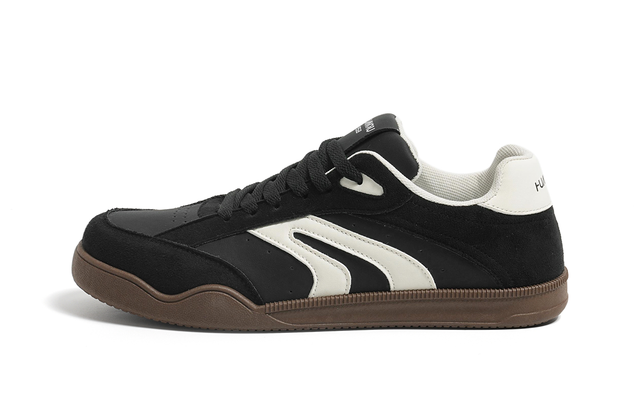 HUANQIU Мужские низкие скейтерские кроссовки из износостойкой синтетической кожи и текстиля, легкие, черные
HUANQIU Мужские низкие скейтерские кроссовки из износостойкой синтетической кожи и текстиля, легкие, черные