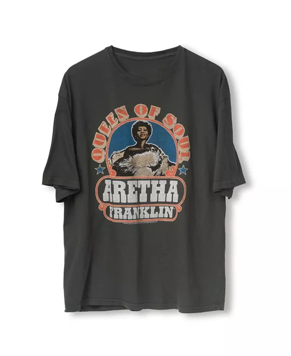 Футболка унисекс с изображением Ареты Франклин, королевы соула, большого размера. Junk Food Clothing, черный
Футболка унисекс с изображением Ареты Франклин, королевы соула, большого размера. Junk Food Clothing, черный