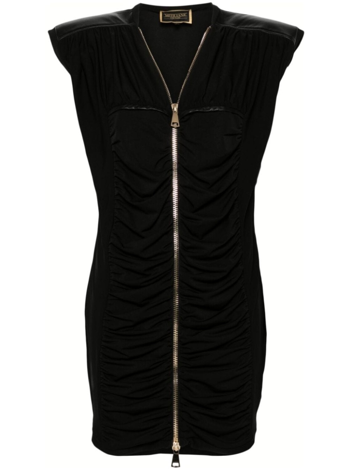 MITILIANE COUTURE футболка с кожаной отделкой, черный
MITILIANE COUTURE футболка с кожаной отделкой, черный