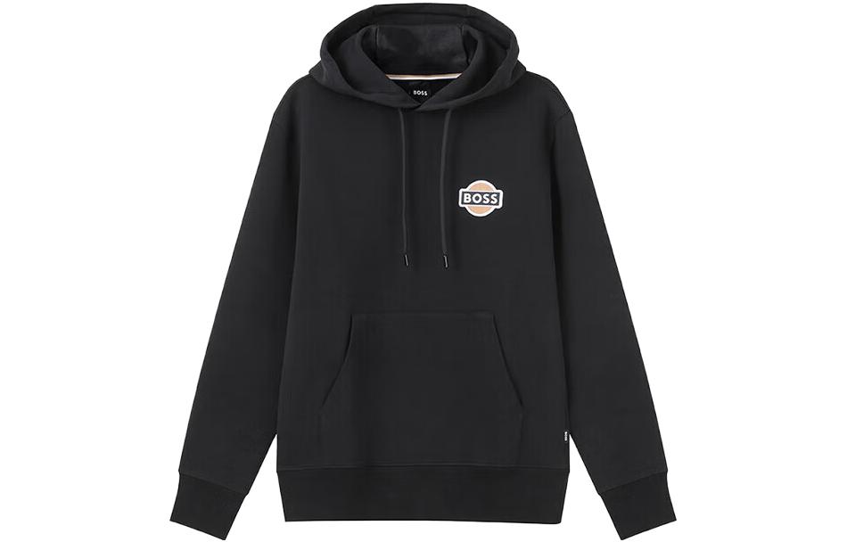 Худи Seeger с кулиской HUGO BOSS, черный
Худи Seeger с кулиской HUGO BOSS, черный