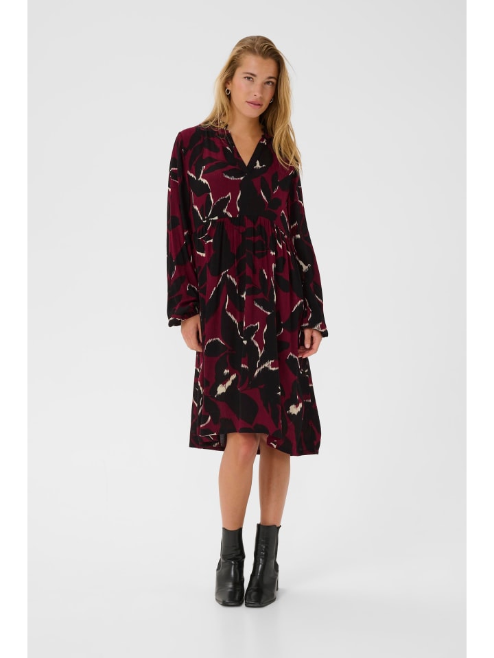 Kaffe Платье KAlisette А-силуэта цвета Windsor Wine/Black Flower
Kaffe Платье KAlisette А-силуэта цвета Windsor Wine/Black Flower