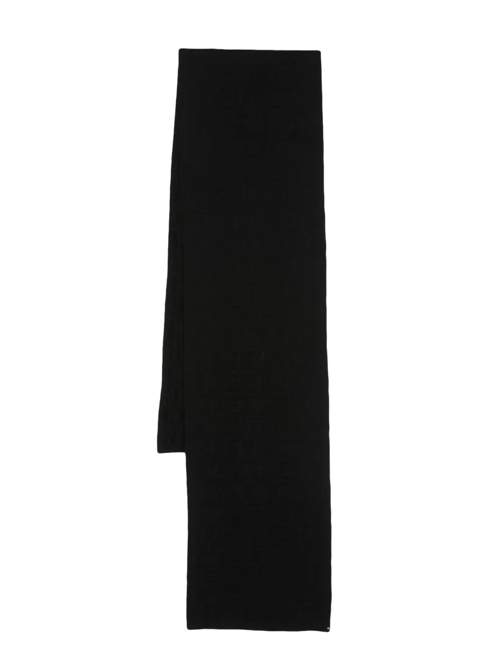 Шерстяной шарф с логотипом VERSACE, черный 
Шерстяной шарф с логотипом VERSACE, черный