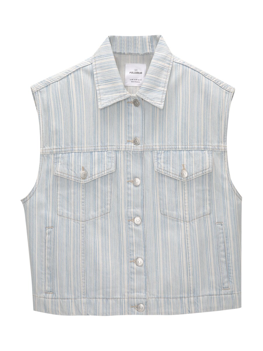 Жилет Pull&Bear, светло-синий
Жилет Pull&Bear, светло-синий