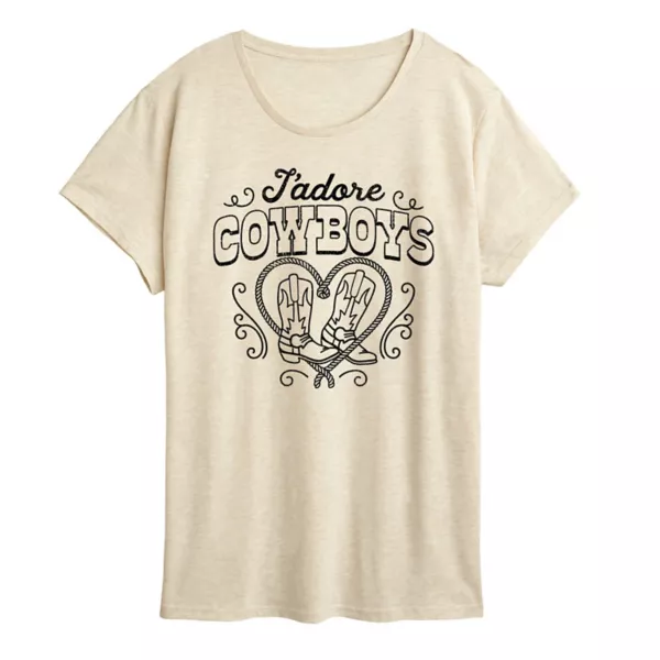 Женская футболка с принтом Jadore Cowboys Unbranded, бежевый
Женская футболка с принтом Jadore Cowboys Unbranded, бежевый