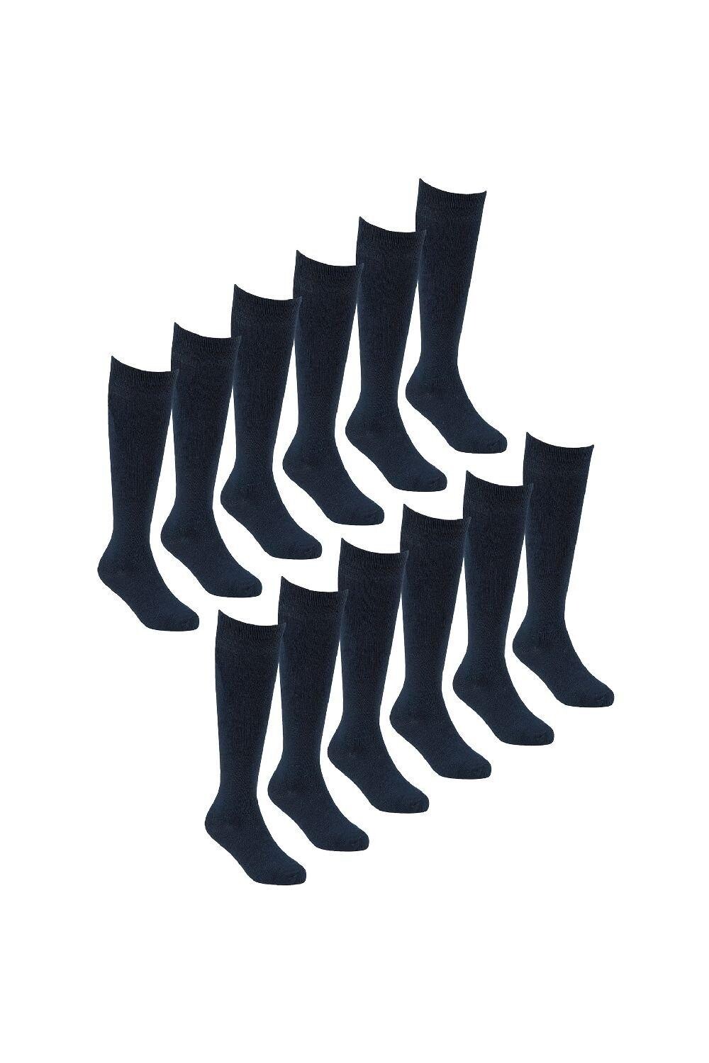 12 пар бамбуковых носков до колена, мягкие однотонные длинные школьные носки Sock Snob, синий
12 пар бамбуковых носков до колена, мягкие однотонные длинные школьные носки Sock Snob, синий