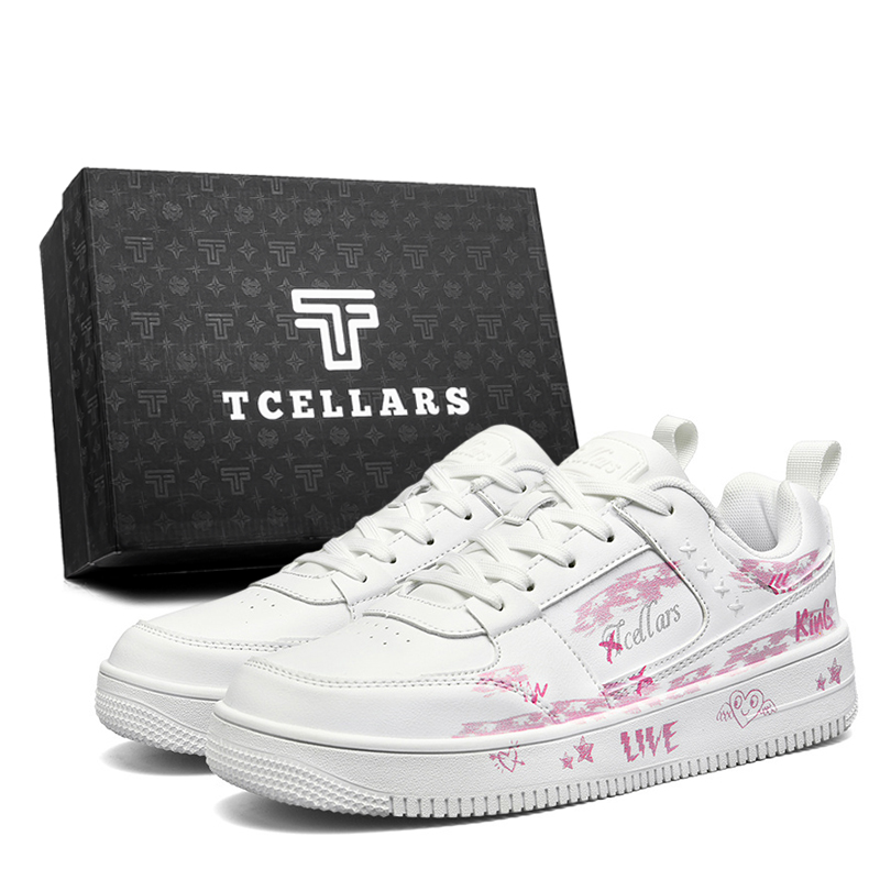 TCELLARS Износостойкие легкие низкие скейтерские кроссовки с эффектом увеличения роста Unisex Box - Heart Pink, цвет Heart Pink
TCELLARS Износостойкие легкие низкие скейтерские кроссовки с эффектом увеличения роста Unisex Box - Heart Pink, цвет Heart Pink