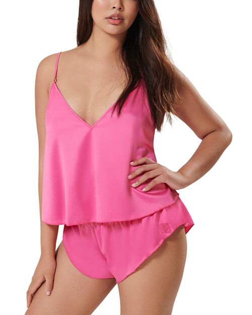Роскошная атласная майка Faye &; Пижамный комплект с шортами Bluebella, цвет Pink
Роскошная атласная майка Faye &; Пижамный комплект с шортами Bluebella, цвет Pink