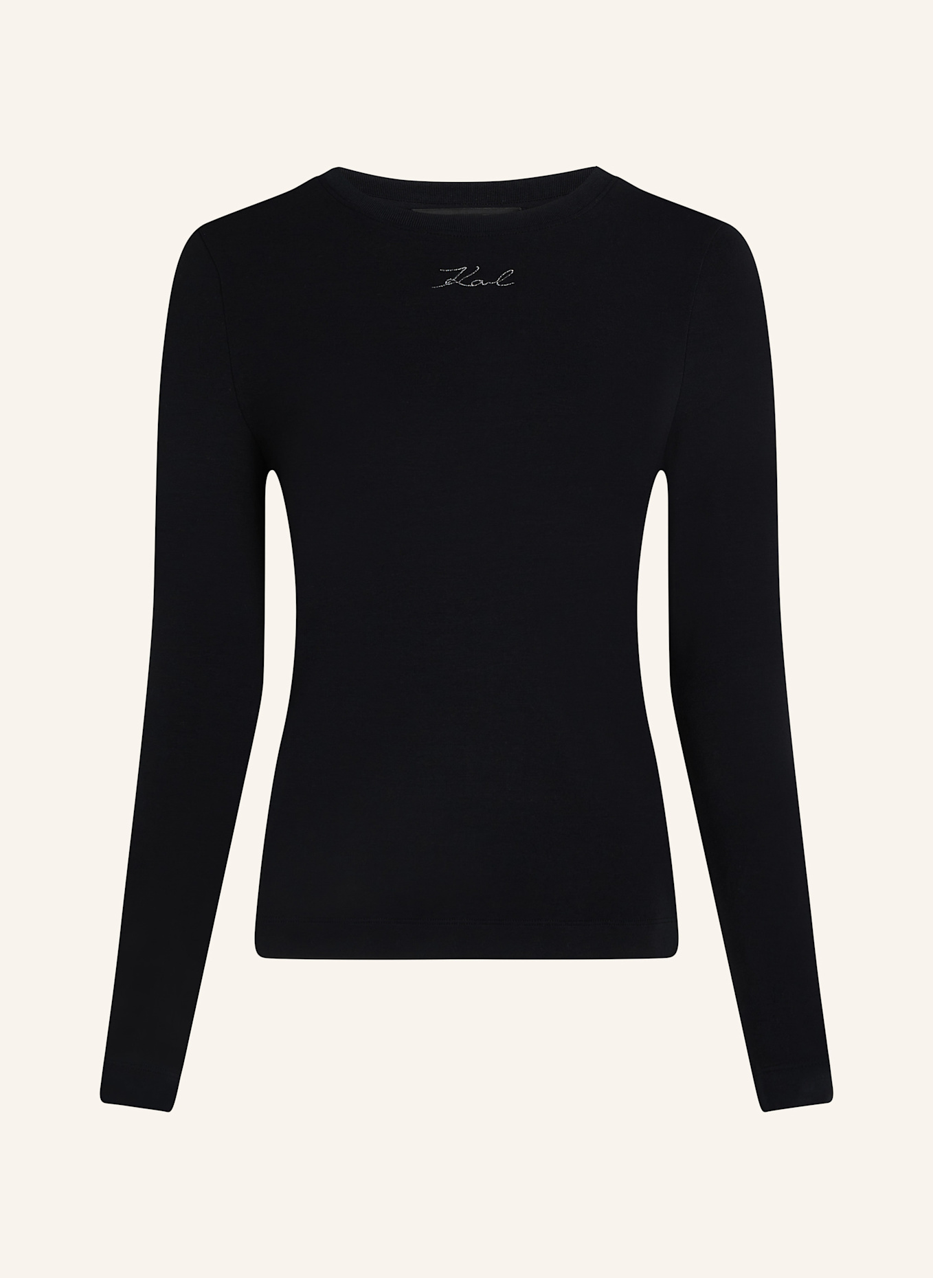 Топ из модала с длинными рукавами Karl Lagerfeld, черный
Топ из модала с длинными рукавами Karl Lagerfeld, черный