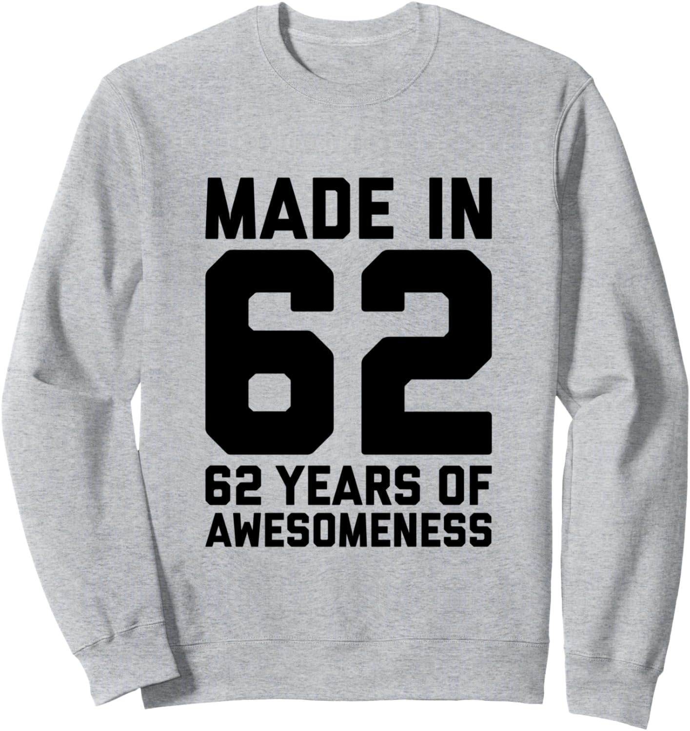 Толстовка на 62-й день рождения, подарок на 62-й день рождения для мужчин, женщин, папы, мамы, толстовка Birthday 62Nd Gift Son Daughter Happy Designs, серый
Толстовка на 62-й день рождения, подарок на 62-й день рождения для мужчин, женщин, папы, мамы, толстовка Birthday 62Nd Gift Son Daughter Happy Designs, серый