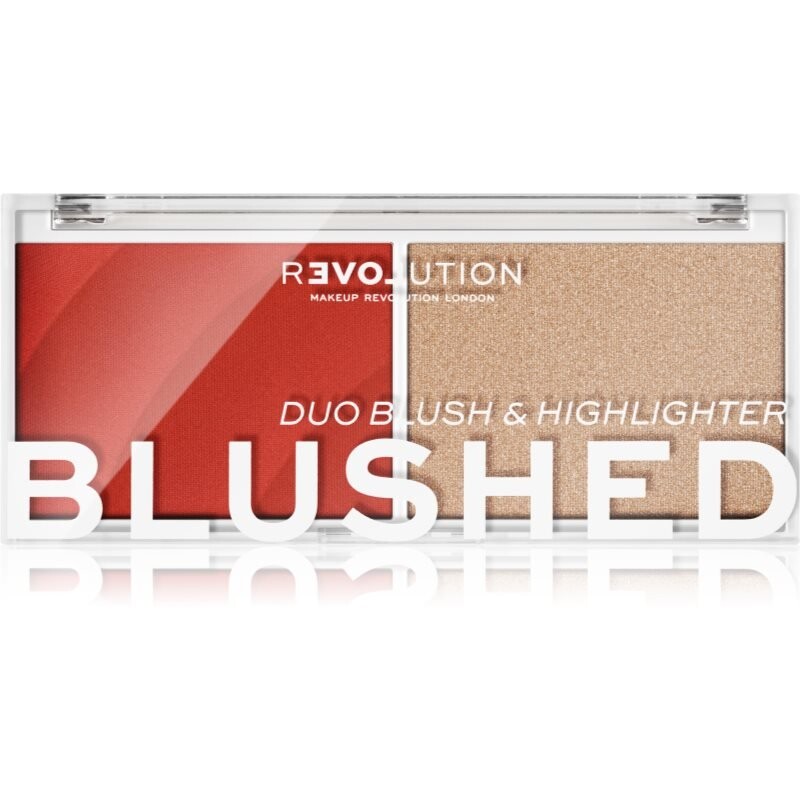 Makeup Revolution, Relove Color Play, румяна с хайлайтером оттенка Daydream, 5,8 г
Makeup Revolution, Relove Color Play, румяна с хайлайтером оттенка Daydream, 5,8 г