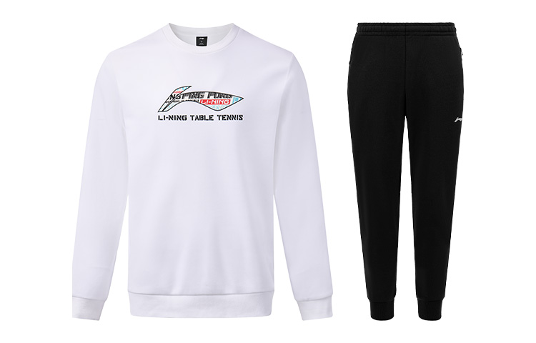 Комплект худи LiNing Unisex белый+черный 
Комплект худи LiNing Unisex белый+черный