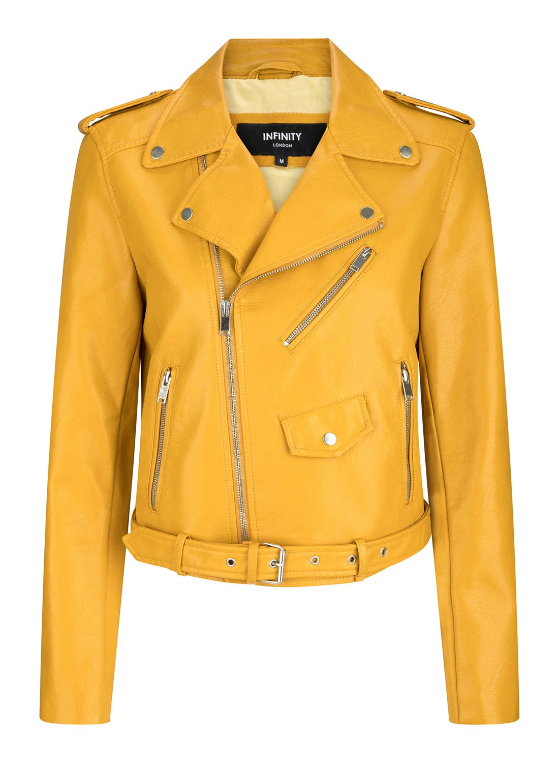 Загорелая натуральная кожаная куртка Slim Fit Biker TruClothing, желтый
Загорелая натуральная кожаная куртка Slim Fit Biker TruClothing, желтый