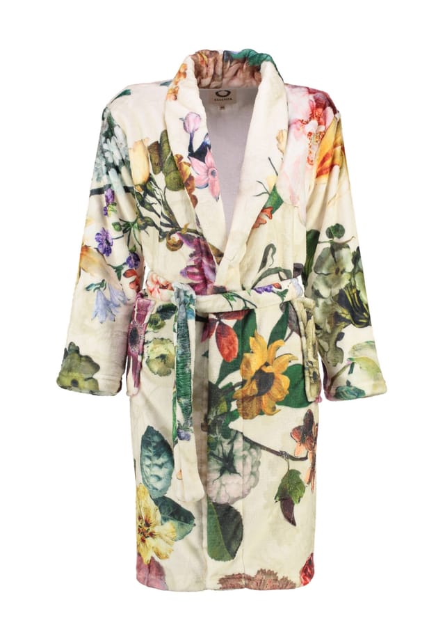 Халат Fleur с цветочным воротником-шалькой Essenza, экрю
Халат Fleur с цветочным воротником-шалькой Essenza, экрю