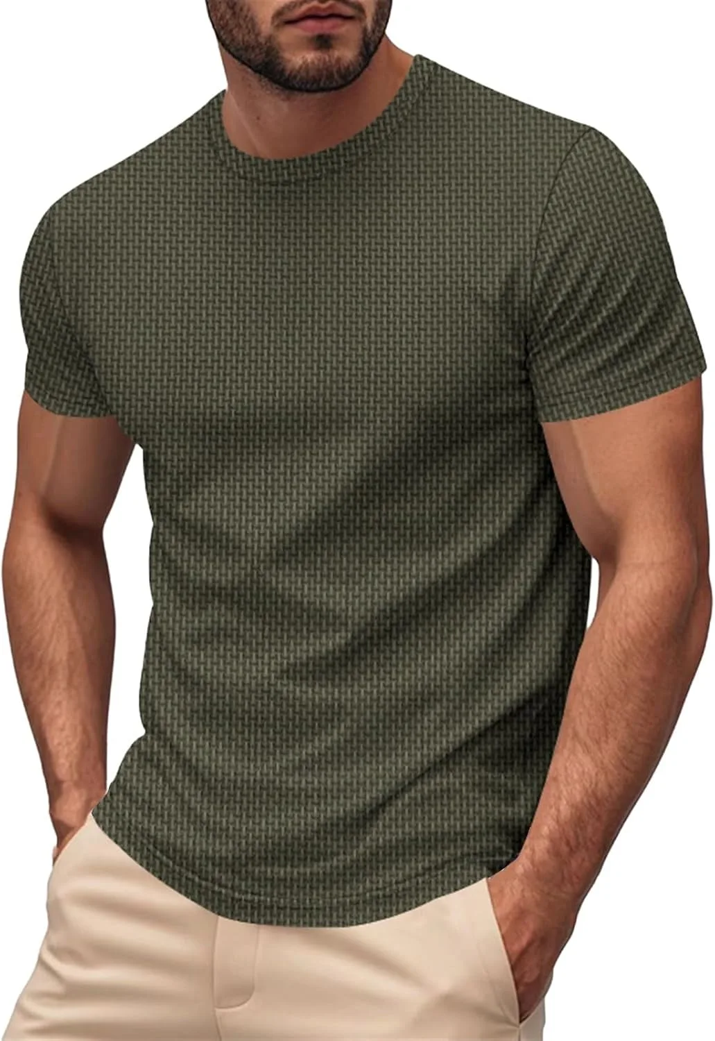 Мужская футболка Muscle Stretch Slim с коротким рукавом для бодибилдинга
Мужская футболка Muscle Stretch Slim с коротким рукавом для бодибилдинга