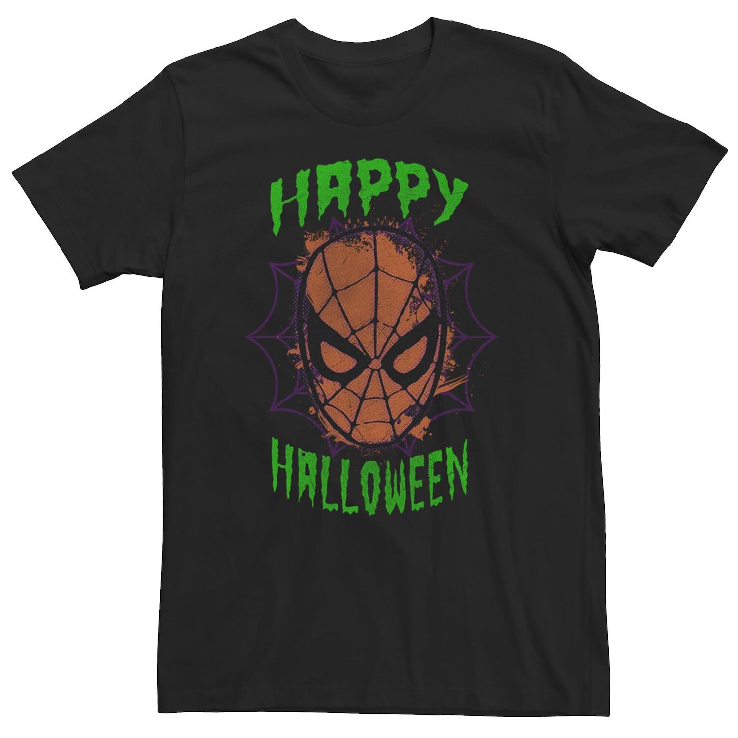 Мужская футболка с короткими рукавами Marvel Spider-Man Happy Halloween Licensed Character
Мужская футболка с короткими рукавами Marvel Spider-Man Happy Halloween Licensed Character