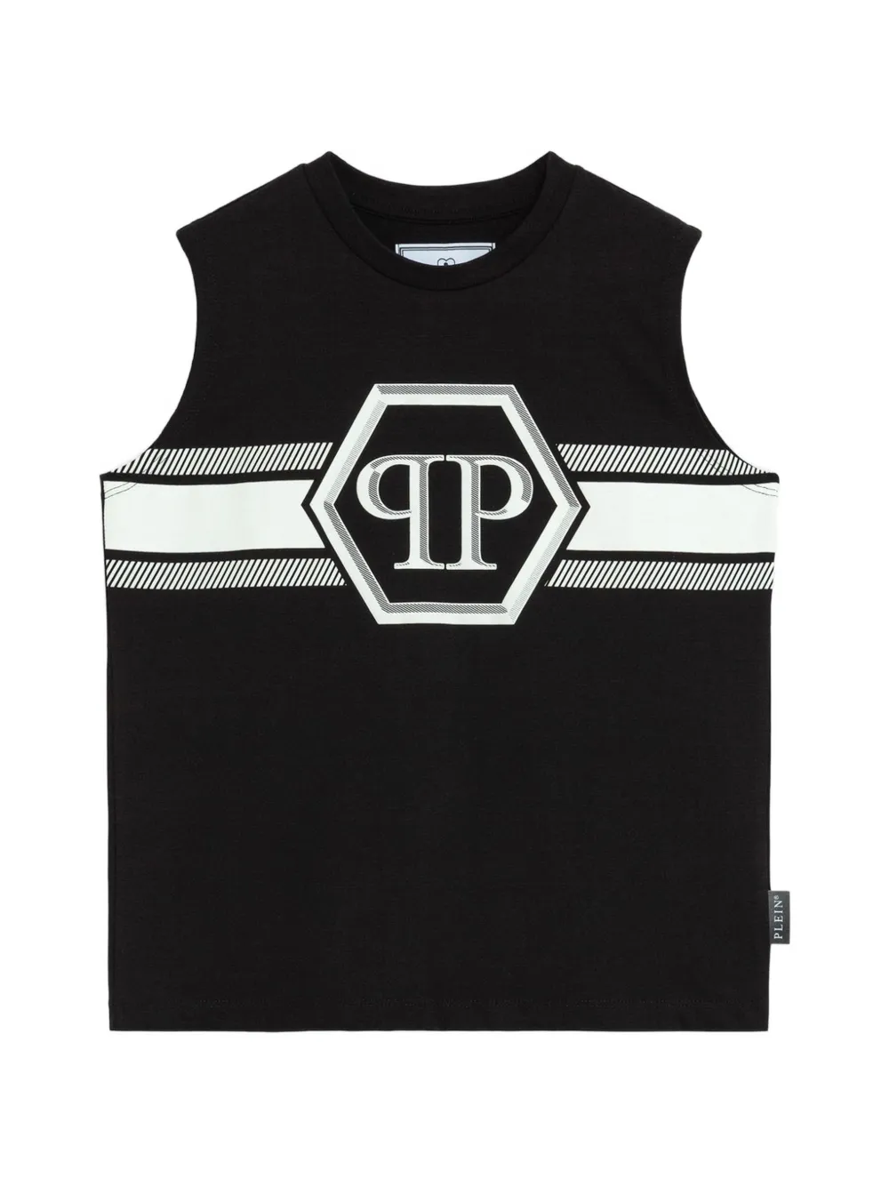 Жилет с логотипной табличкой Philipp Plein Junior, черный
Жилет с логотипной табличкой Philipp Plein Junior, черный