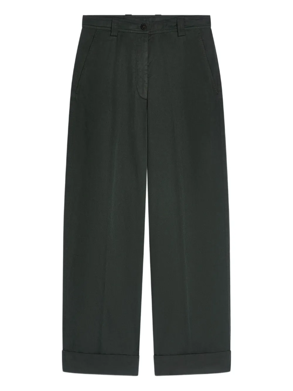 Брюки с манжетами Dries Van Noten, зеленый
Брюки с манжетами Dries Van Noten, зеленый