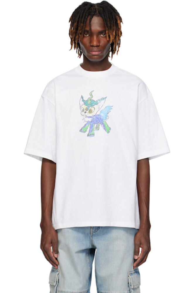 Футболка с рисунком белого монстра We11done
Футболка с рисунком белого монстра We11done