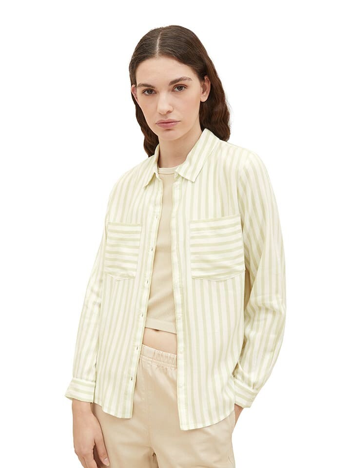 Блуза TOM TAILOR Denim, цвет hellgrün/weiß
Блуза TOM TAILOR Denim, цвет hellgrün/weiß