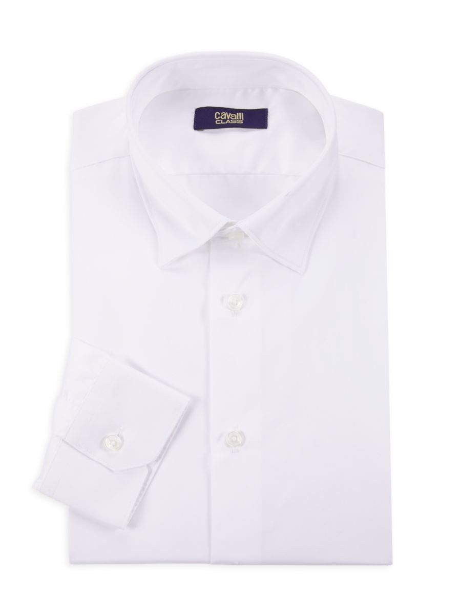 Рубашка-рубашка из хлопка облегающего кроя Cavalli Class by Roberto Cavalli, белый
Рубашка-рубашка из хлопка облегающего кроя Cavalli Class by Roberto Cavalli, белый