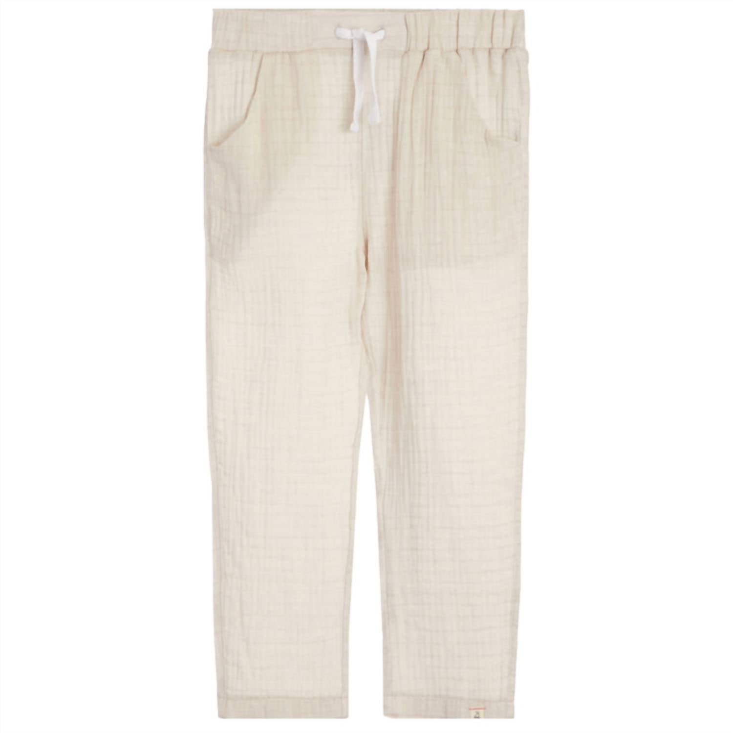 Брюки-боцманы для мальчиков из хлопка в бежевой марле ME & HENRY
Брюки-боцманы для мальчиков из хлопка в бежевой марле ME & HENRY