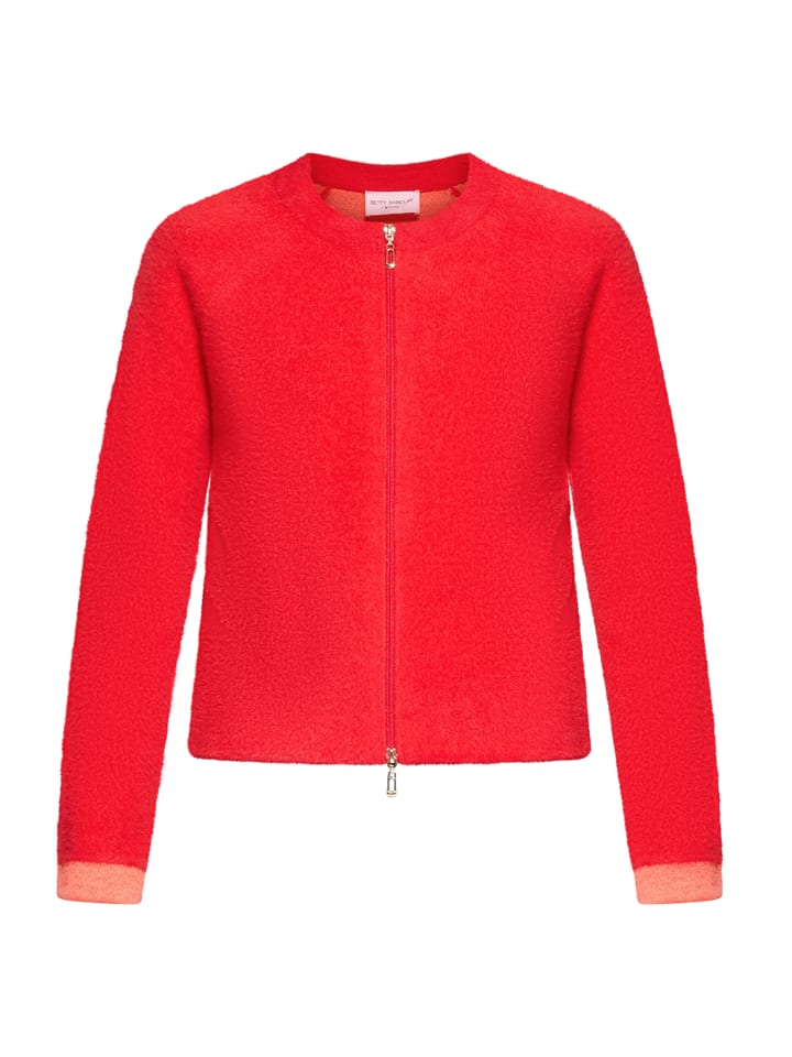Кардиган на молнии в стиле casual в цвете High Risk Red Betty Barclay
Кардиган на молнии в стиле casual в цвете High Risk Red Betty Barclay