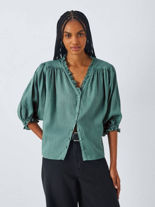 Рубашка с рюшами от кати AND/OR, цвет Sagebush Green
Рубашка с рюшами от кати AND/OR, цвет Sagebush Green