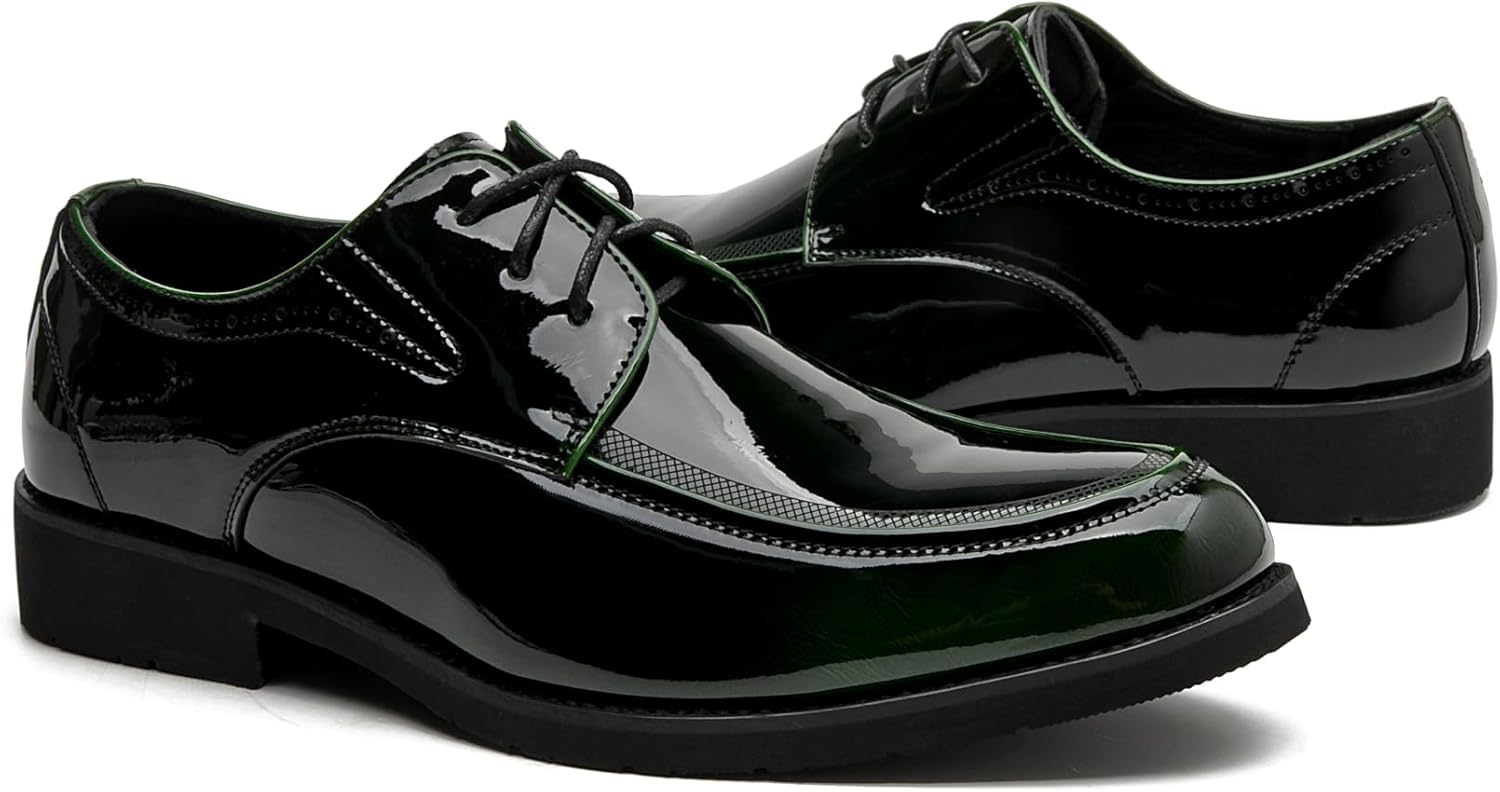 Мужские оксфорды из лакированной кожи Sokexhiz, классические дерби на шнуровке, винно-красные, черновато-зеленые
Мужские оксфорды из лакированной кожи Sokexhiz, классические дерби на шнуровке, винно-красные, черновато-зеленые