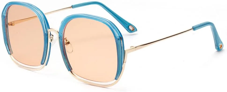 Модные солнцезащитные очки для женщин в винтажном стиле, ретро-очки для женщин с защитой от ультрафиолета UV400 (светло-коричневые, один размер) LXLHWN, Blue-orange
Модные солнцезащитные очки для женщин в винтажном стиле, ретро-очки для женщин с защитой от ультрафиолета UV400 (светло-коричневые, один размер) LXLHWN, Blue-orange