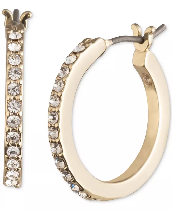 Маленькие серьги-кольца с паве, 0,54 дюйма Karl Lagerfeld Paris, gold
Маленькие серьги-кольца с паве, 0,54 дюйма Karl Lagerfeld Paris, gold