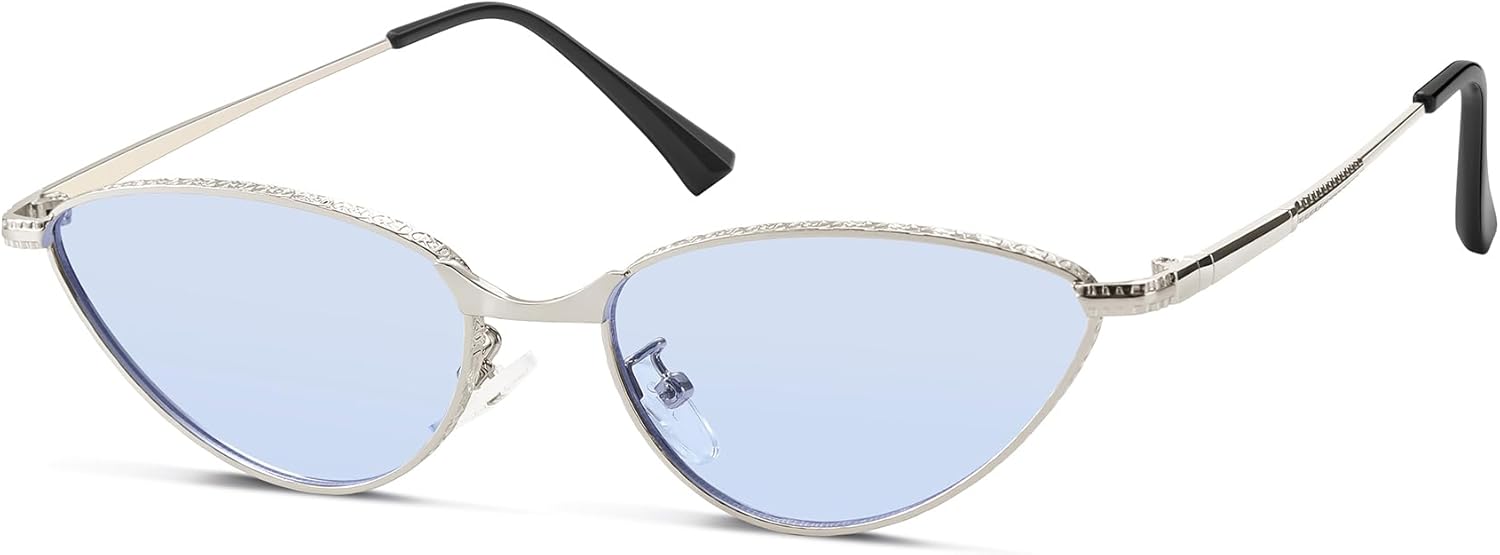 Длинные модные овальные солнцезащитные очки «кошачий глаз» для женщин в стиле ретро 90-х, маленькие стильные солнцезащитные очки «кошачий глаз» в металлической оправе A2267 A LONG, Silver/Light Blue Lens
Длинные модные овальные солнцезащитные очки «кошачий глаз» для женщин в стиле ретро 90-х, маленькие стильные солнцезащитные очки «кошачий глаз» в металлической оправе A2267 A LONG, Silver/Light Blue Lens