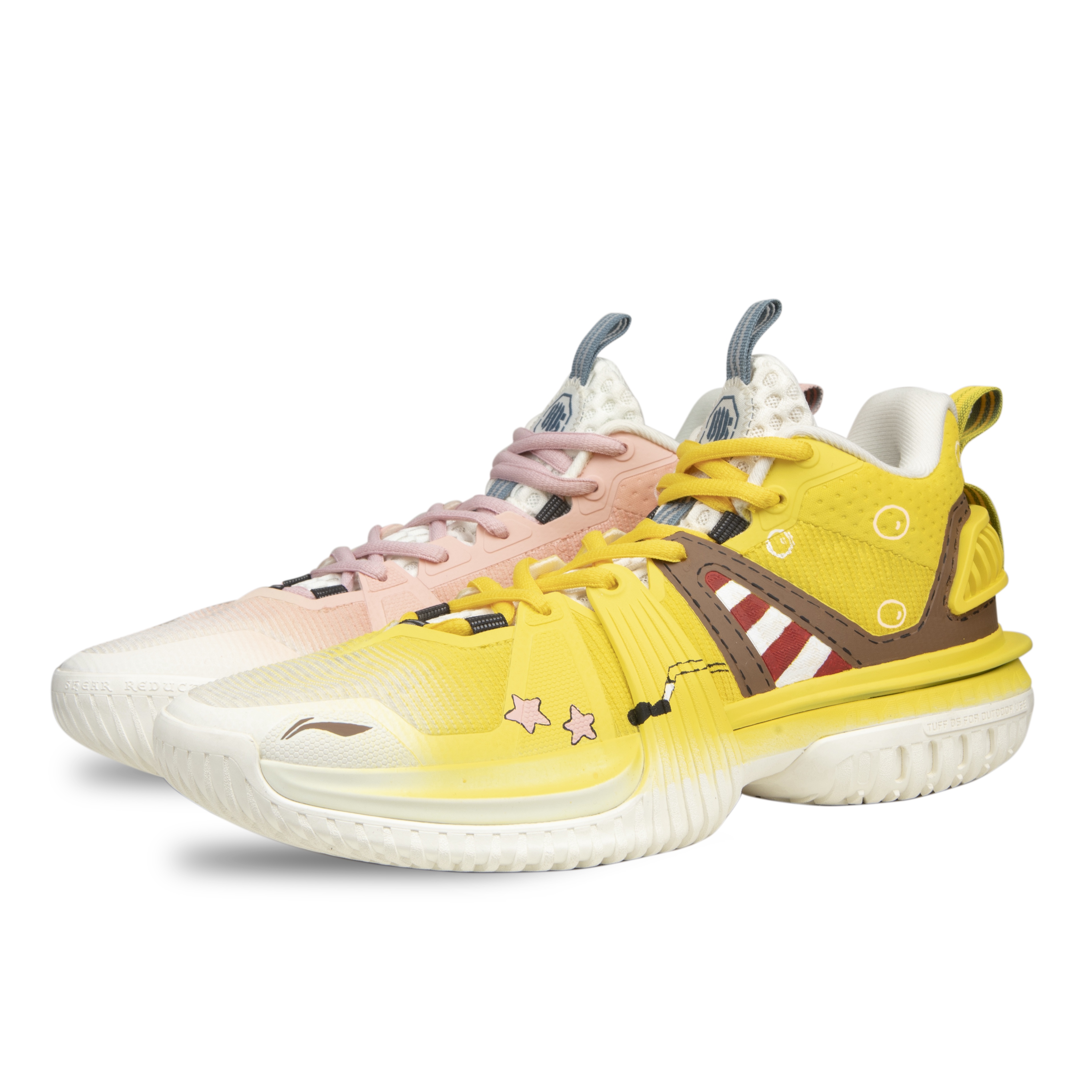 LINING Баскетбольные кроссовки Storm 2024 Shock Absorbers с противоскользящим эффектом, дышащие, низкие, мужские, розовые, желтые, разные цвета
LINING Баскетбольные кроссовки Storm 2024 Shock Absorbers с противоскользящим эффектом, дышащие, низкие, мужские, розовые, желтые, разные цвета