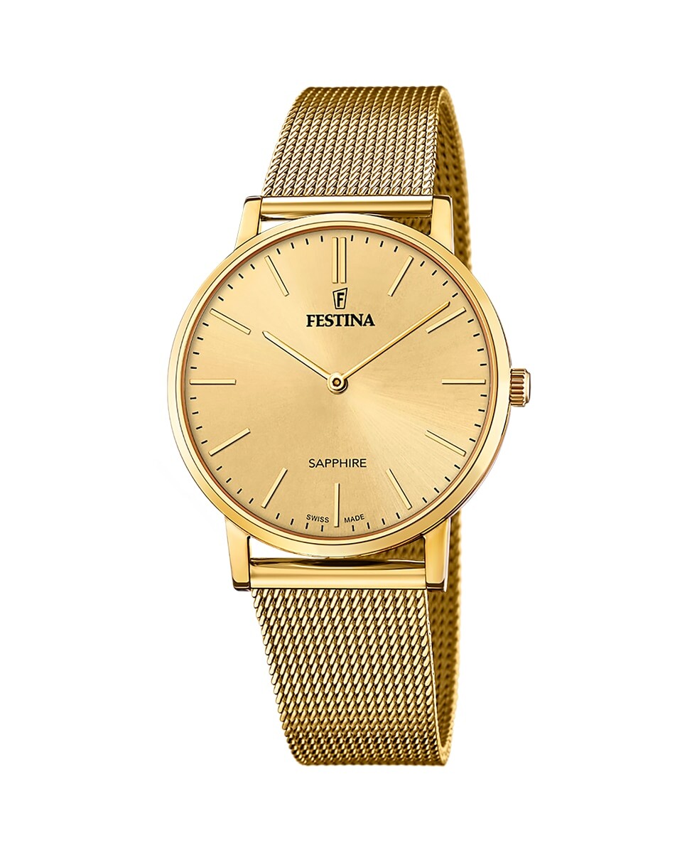 F20022/2 Мужские часы из золотой стали швейцарского производства Festina, золотой
F20022/2 Мужские часы из золотой стали швейцарского производства Festina, золотой