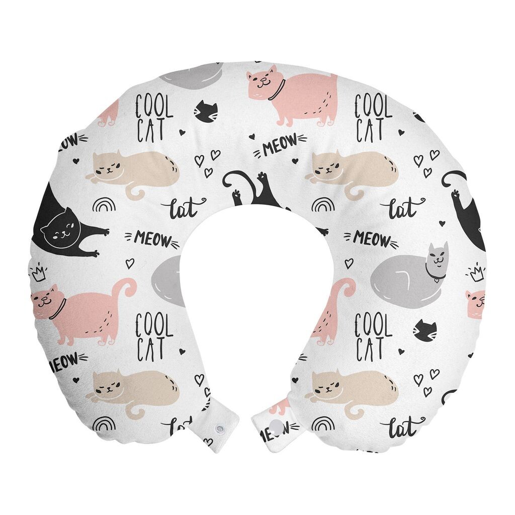 ABAKUHAUS Pets Travel Pillow Подушка для шеи, Cool Cat Meow Animals Doodle, Пенопластовые дорожные принадлежности для самолета и автомобиля, 30x30 см, Бежево-бледно-розовый
ABAKUHAUS Pets Travel Pillow Подушка для шеи, Cool Cat Meow Animals Doodle, Пенопластовые дорожные принадлежности для самолета и автомобиля, 30x30 см, Бежево-бледно-розовый