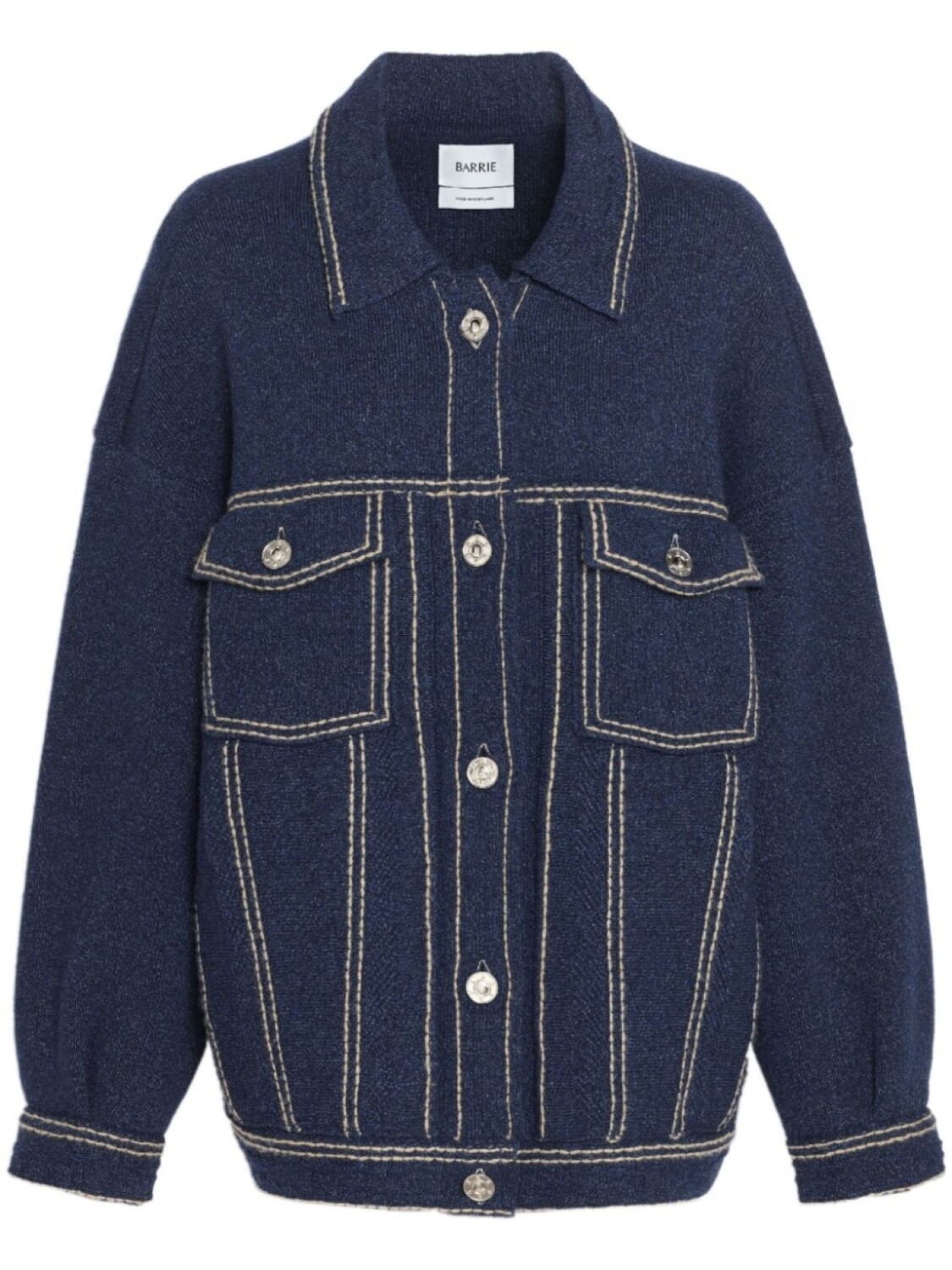 Barrie трикотажная куртка-рубашка, синий
Barrie трикотажная куртка-рубашка, синий