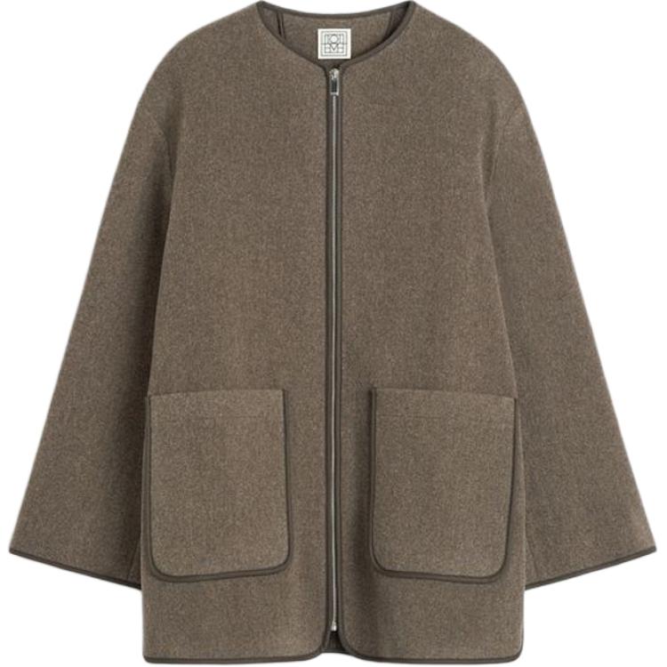 TOTEME Тотайм куртка-пуховик с карманами и молнией, Heather Oak
TOTEME Тотайм куртка-пуховик с карманами и молнией, Heather Oak