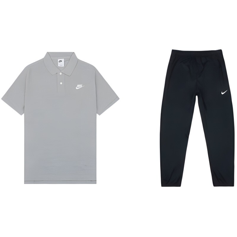 Повседневная спортивная мужская серая куртка и черные брюки Nike, черный
Повседневная спортивная мужская серая куртка и черные брюки Nike, черный