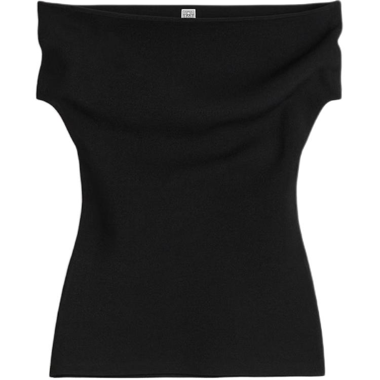 Топ офф-шолдер вязаный TOTEME, черный
Топ офф-шолдер вязаный TOTEME, черный