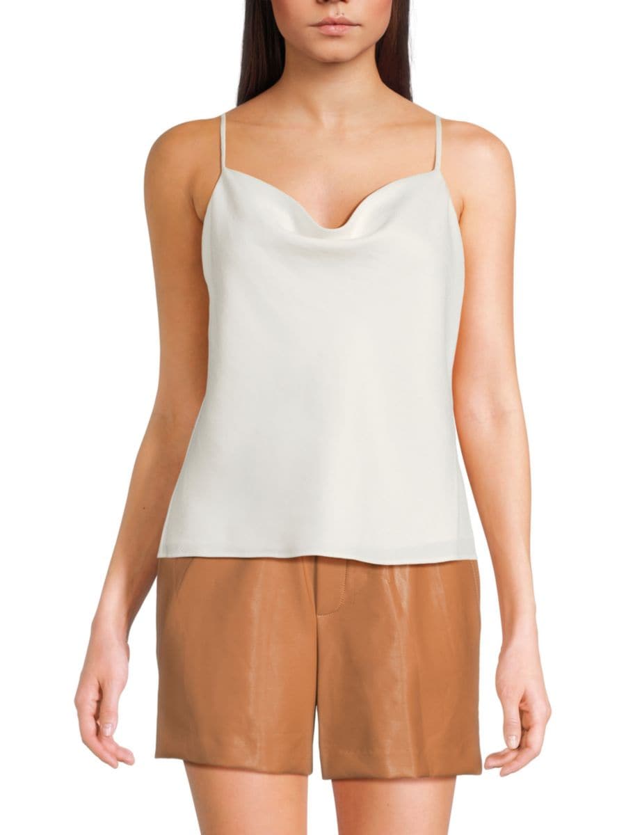 Атласная майка с воротником-хомутом A.L.C., белый
Атласная майка с воротником-хомутом A.L.C., белый