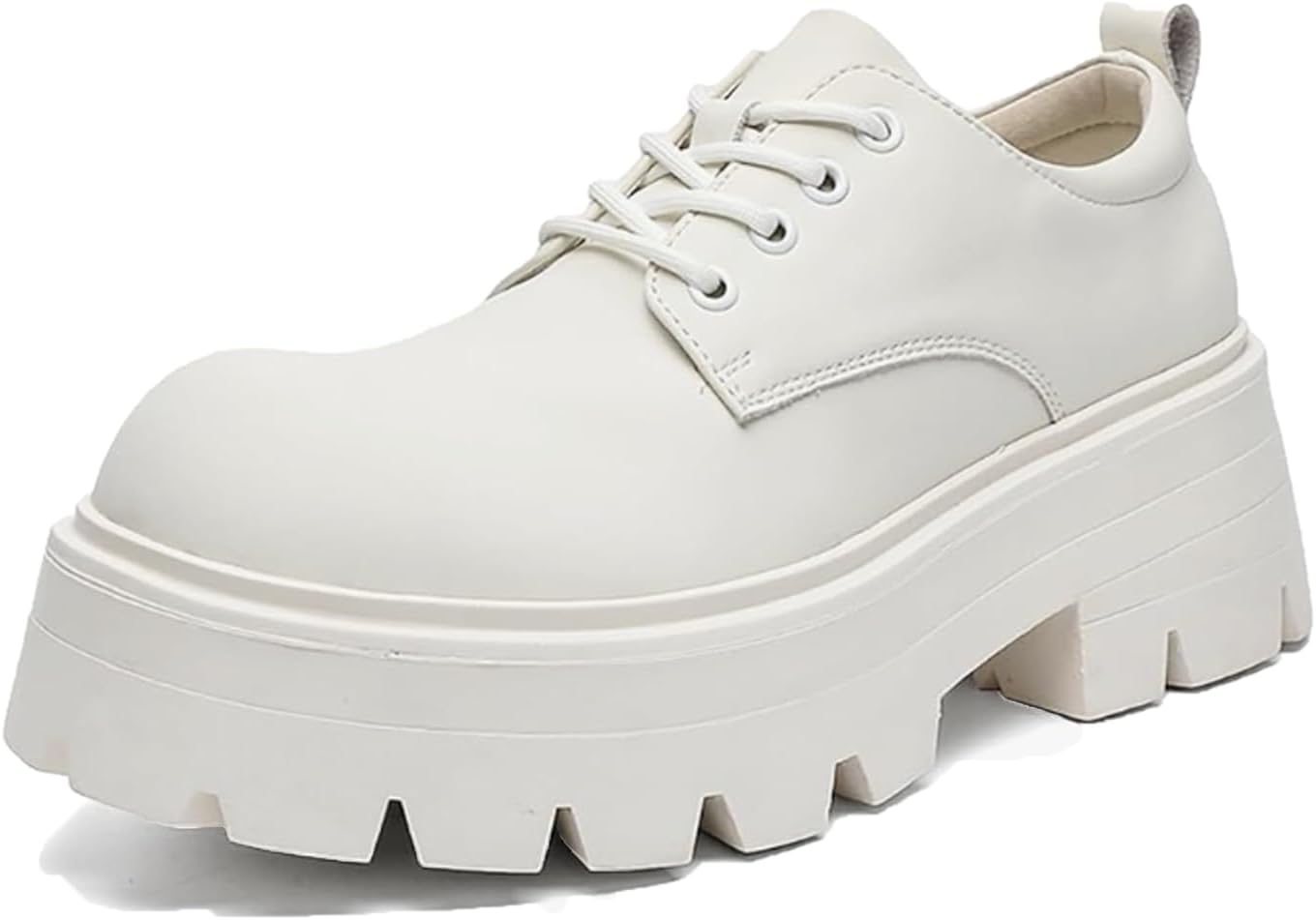 Мужские кожаные оксфорды на массивном каблуке с платформой, классический круглый носок, удобные дерби для увеличения роста Generic, белый
Мужские кожаные оксфорды на массивном каблуке с платформой, классический круглый носок, удобные дерби для увеличения роста Generic, белый