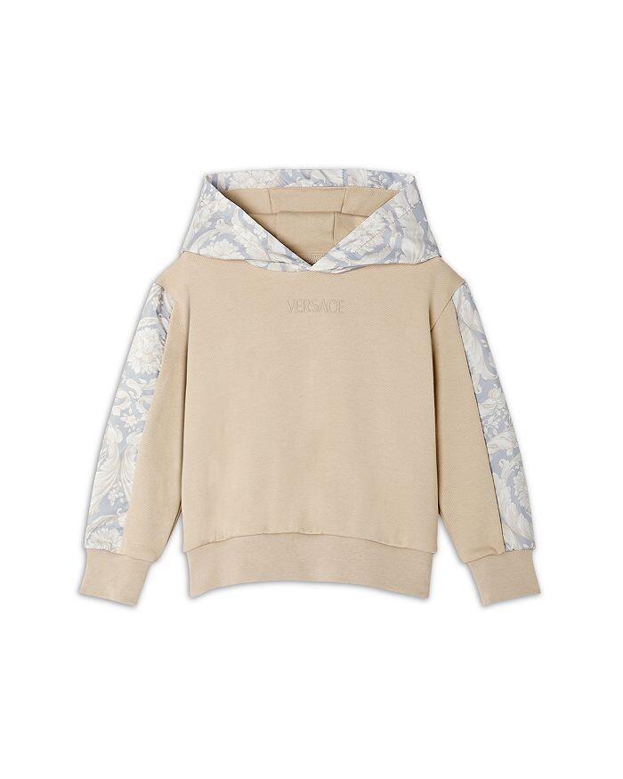 Толстовка с капюшоном из флиса с вышитым логотипом Barocco для мальчиков — для малышей и малышей Versace, коричневый/бежевый
Толстовка с капюшоном из флиса с вышитым логотипом Barocco для мальчиков — для малышей и малышей Versace, коричневый/бежевый