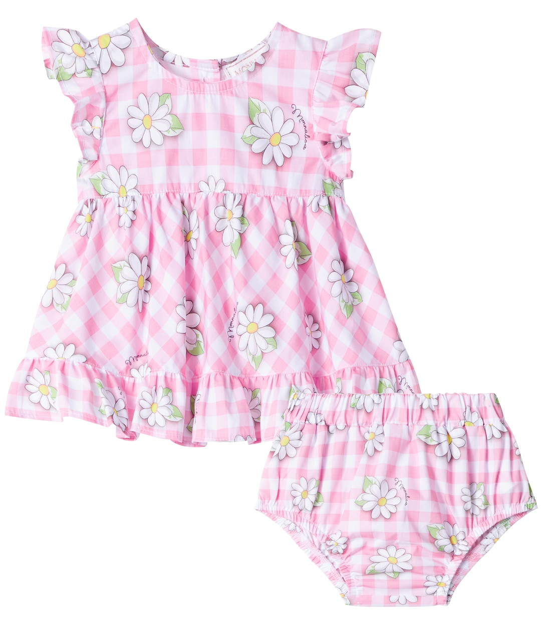 Комплект из детского хлопкового поплина и панталон Monnalisa, Rosa Fairytale
Комплект из детского хлопкового поплина и панталон Monnalisa, Rosa Fairytale