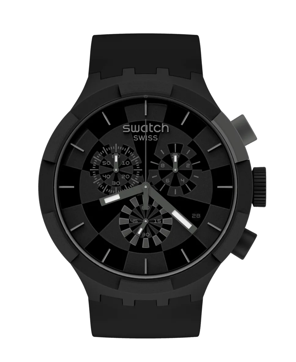 Часы Checkpoint черного цвета с черным силиконовым ремешком Swatch, черный
Часы Checkpoint черного цвета с черным силиконовым ремешком Swatch, черный