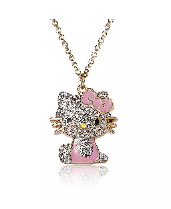 Ожерелье с подвеской из кристаллов Sanrio — золотистого оттенка с цветными эмалевыми акцентами Hello Kitty, pink, Розовый, Ожерелье с подвеской из кристаллов Sanrio — золотистого оттенка с цветными эмалевыми акцентами Hello Kitty, pink
Ожерелье с подвеской из кристаллов Sanrio — золотистого оттенка с цветными эмалевыми акцентами Hello Kitty, pink, Розовый, Ожерелье с подвеской из кристаллов Sanrio — золотистого оттенка с цветными эмалевыми акцентами Hello Kitty, pink