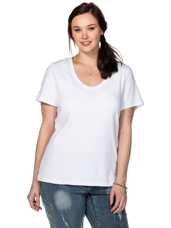 Футболка sheego, белый
Футболка sheego, белый