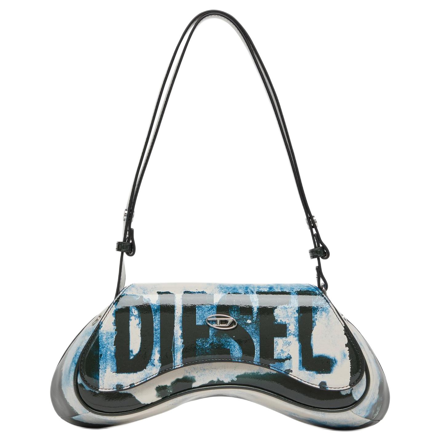 DIESEL Полиуретановая наплечная сумка Women's Black & White
DIESEL Полиуретановая наплечная сумка Women's Black & White