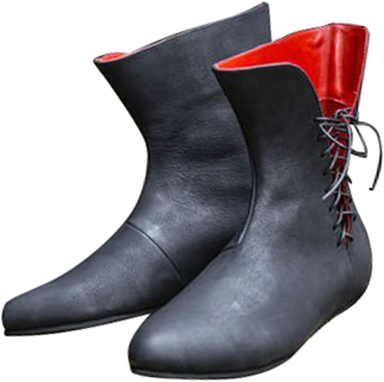 Мужские средневековые ботинки DUNHAO COS из искусственной кожи с шнуровкой, готическая обувь, черный
Мужские средневековые ботинки DUNHAO COS из искусственной кожи с шнуровкой, готическая обувь, черный